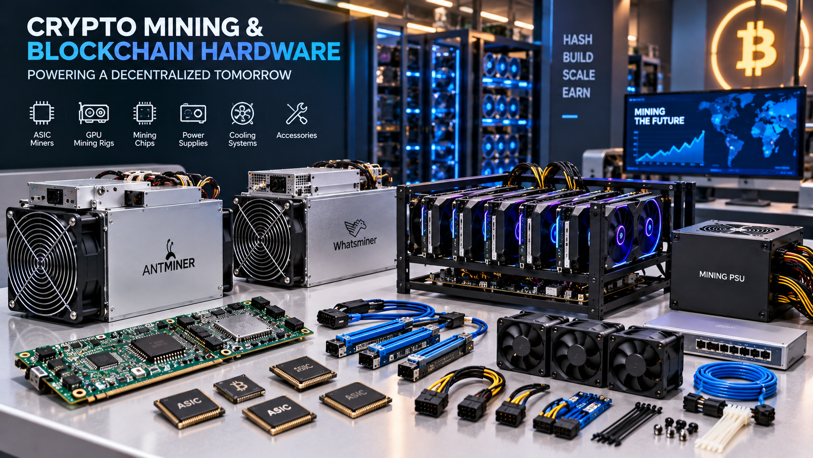 Crypto mining and blockchain hardware