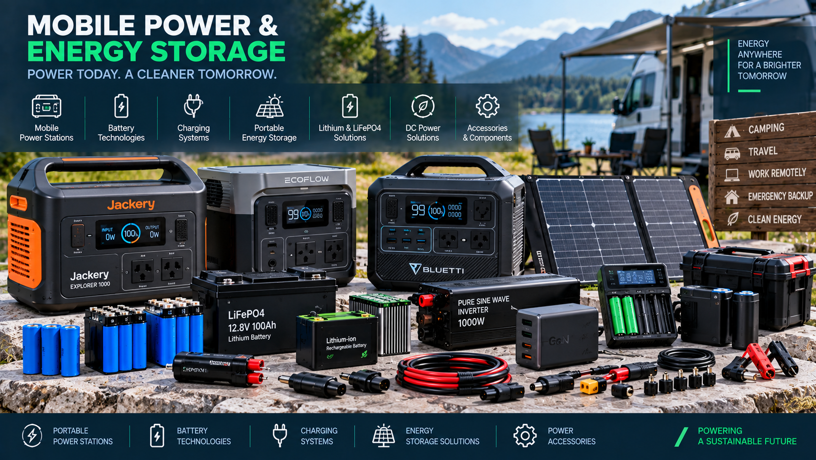 Mobile power station and energy storage technology